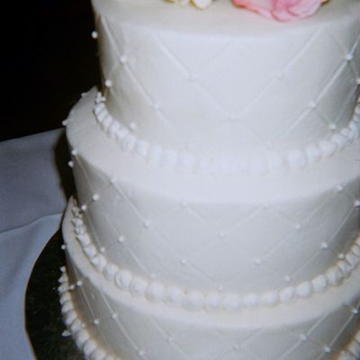 My First Wedding Cake!! Yay!!