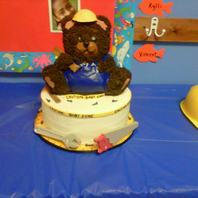 Construction Teddy Baby Shower