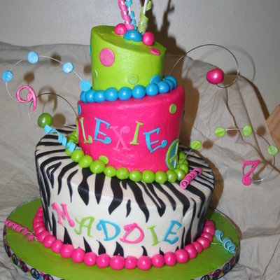 Funky Girly Cake