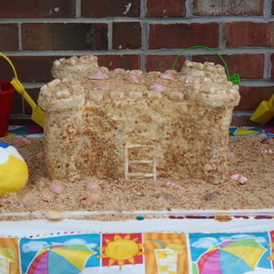 Sand Castle 1St Birthday Cake