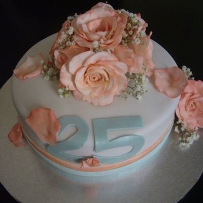 25Th Anniversary Cake
