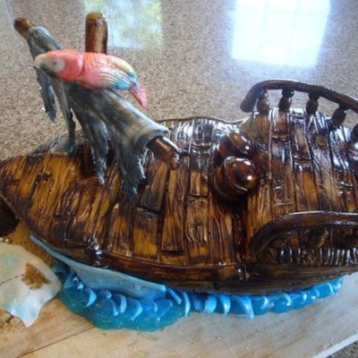 Pirate Ship Cake