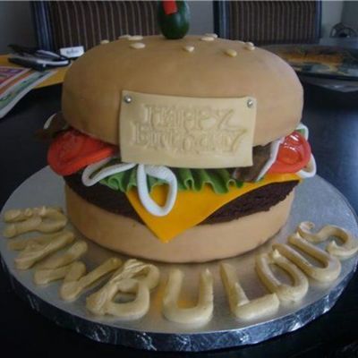 Cheeseburger Cake