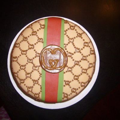 Gucci Theme Birthday Cake