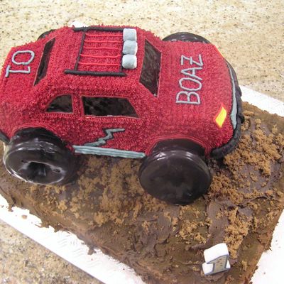 Monster Truck Cake