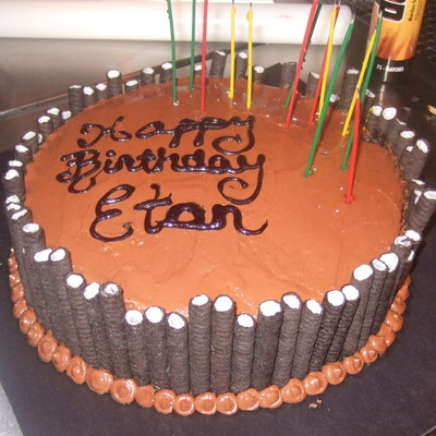 Chocolate Mint With Oreo B'day Cake