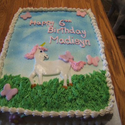Unicorn Birthday Cake