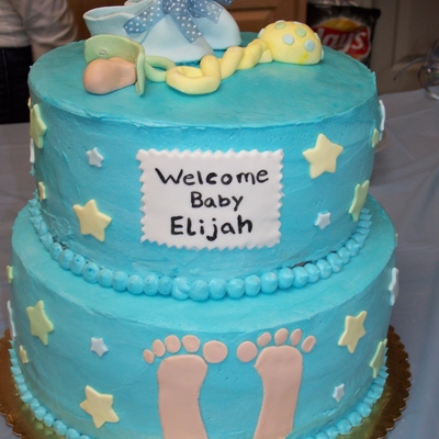 Baby Boy Baby Shower Cake