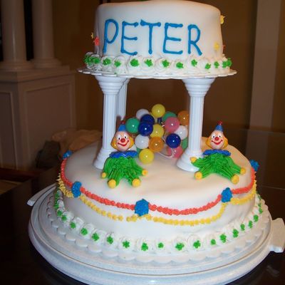 Clown Birthday Cake