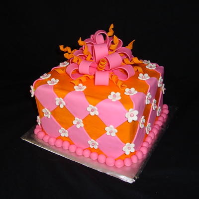 Pink And Orange Present