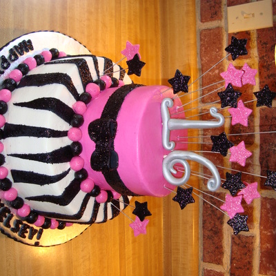 Hot Pink And Zebra Strips