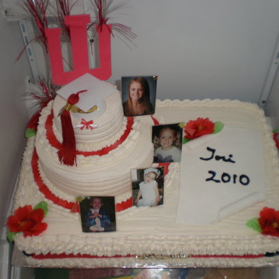 Indiana University Graduation Cake