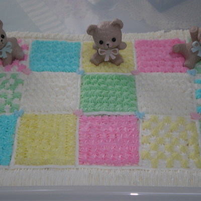 Baby Quilt Cake