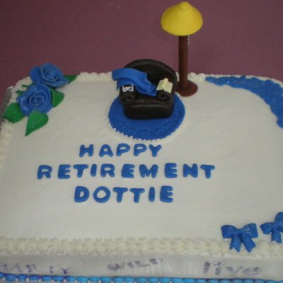 Retirement Cake For A Friend