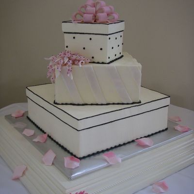 Black Pink And White Gift Boxes