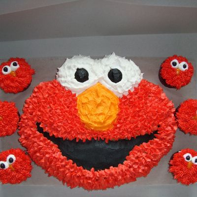 Elmo Cake