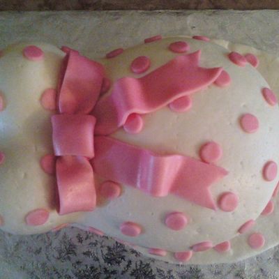 Pregnant Belly Cake