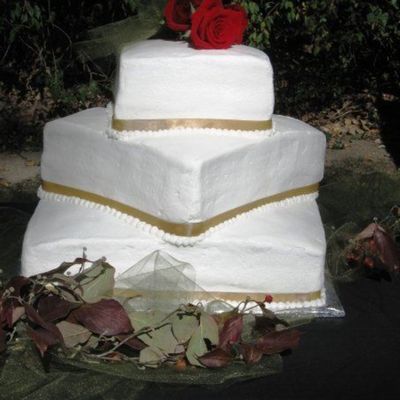 Simple Wedding Cake
