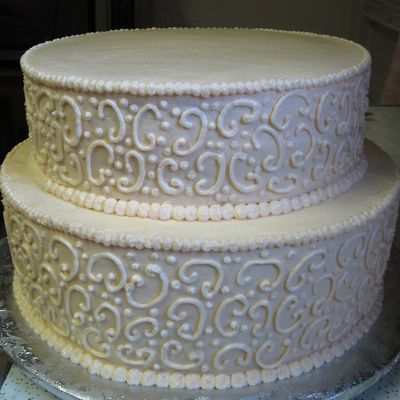 Simple Wedding Cake