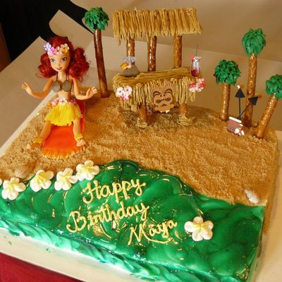 Hawaiian Birthday Cake