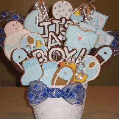 "its A Boy!" Cookie Basket