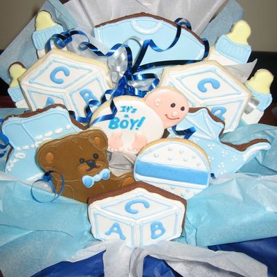 New Baby Boy Bouquet