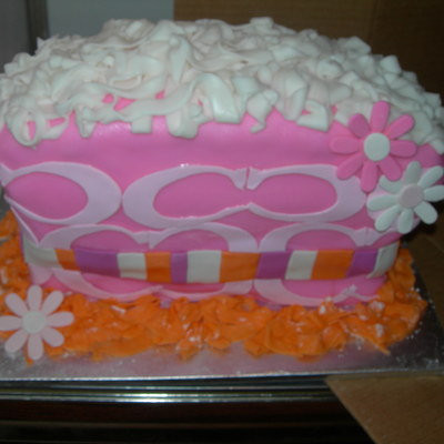 My First Coach Purse Cake