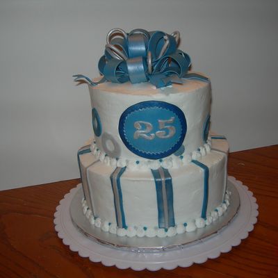 25Th Anniversary Cake