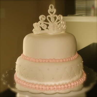 First Tiara Cake