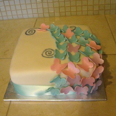 Butterfly Birthday Cake