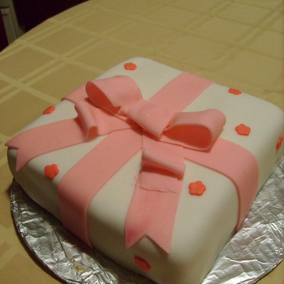 Gift Box Cake