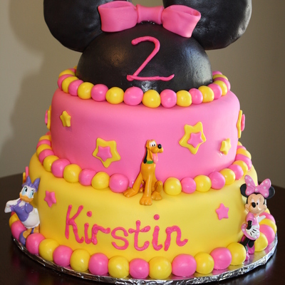 Minnie Mouse Birthday Cake
