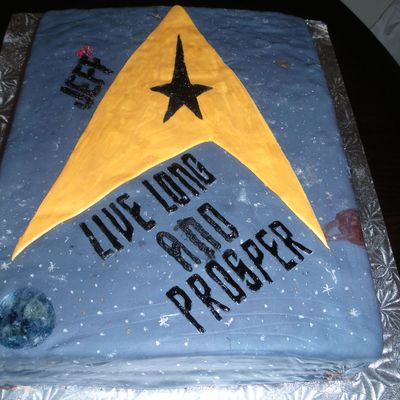 Dhs Star Trek Birthday Cake