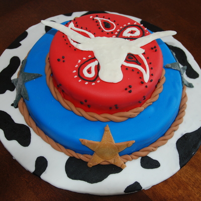 Texas Bullhorn's Cake