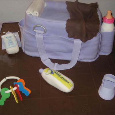 Diaper Bag Cake