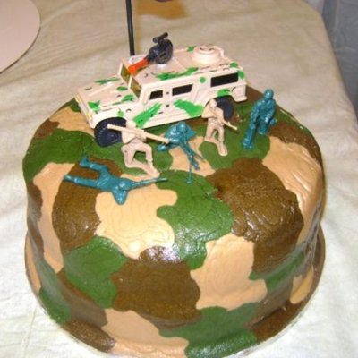 Camo Cake