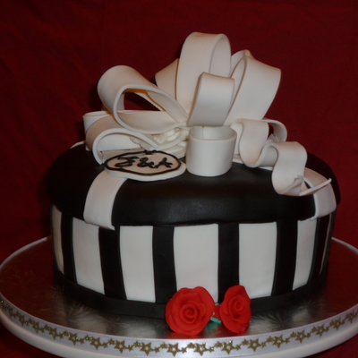 Black And White Gift Box