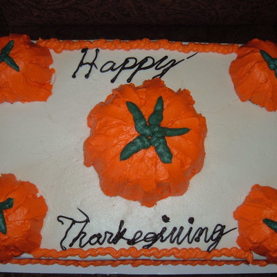 Thanksgiving Pumpkin Cake