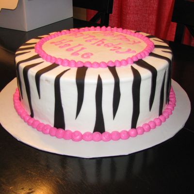 Zebra Cake