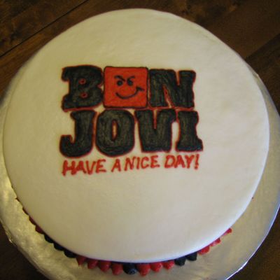 Birthday Cake For A Bon Jovi Theme