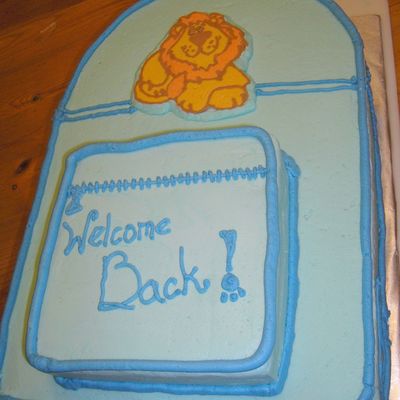 Backpack Cake