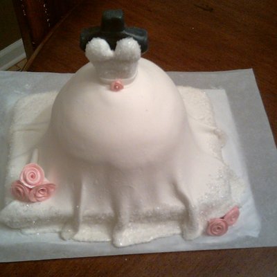 Wedding Dress Cake