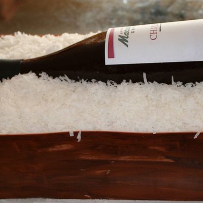 Wine Bottle In Crate