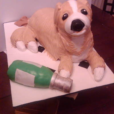 Dog Birthday Cake