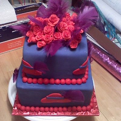 Red Hat Society Cake