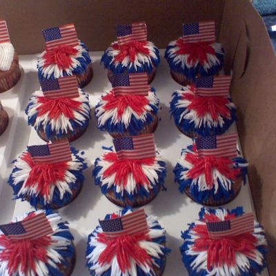 4Th Of July Cupcakes