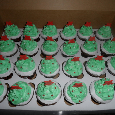 Christmas Cupcake.