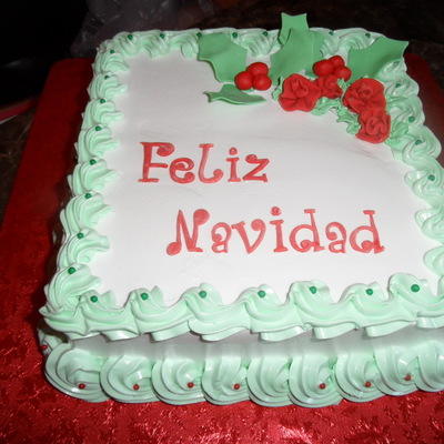 Just A Christmas Cake.