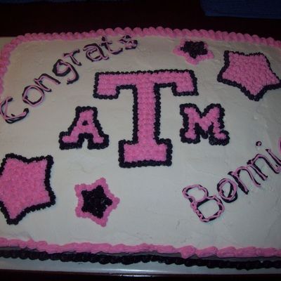 Pink Aggie Cake