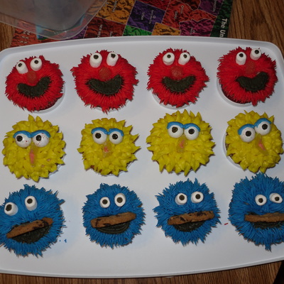 Sesame Street Cupcakes